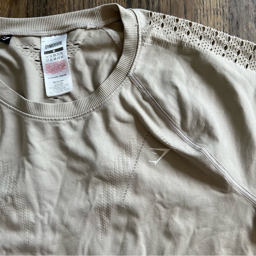 Gymshark Tan Gym Shirt
